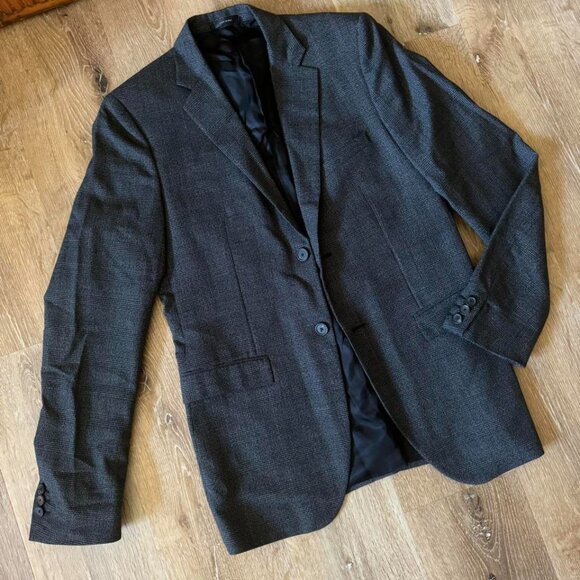 Jil Sander Men’s Gray Blazer Virgin Wool Size 48 - Picture 2 of 7